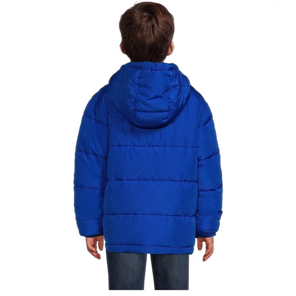 Swiss Tech Kid Boy Royal Blue Puffer Jacket - Picture 8 of 8